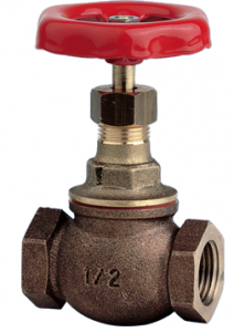 Bronze globe valve