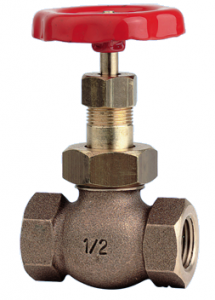 Bronze globe valve